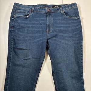 The Perfect Jean NYC TPJ Jeans 44x28 Slim Fit Blue Stretch Denim JUXT1NAMR28